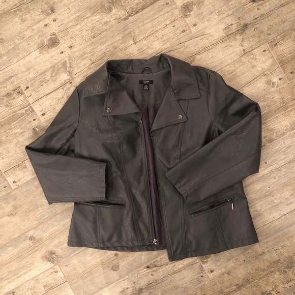 Alfani Jackets & Blazers - NOW!! SALE!! gray bomber jacket perfect for fall!